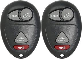 img 4 attached to 🔑 Брелок для автомобилей без ключа Keyless2Go с 4 кнопками L2C0007T 10335582-88, дистанционное управление, самопрограммирование - 2 штуки