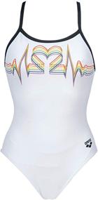 img 4 attached to 🏳️ Celebrate Your Pride: Arena Women's Country Flags Light Drop Back MaxLife One Piece Swimsuit