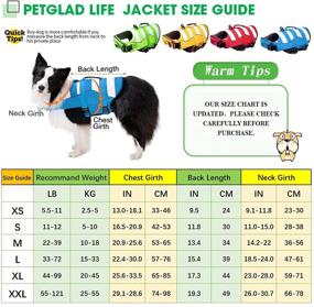 img 2 attached to Superior Buoyancy Dog Life Jacket: Ripstop Safety Vests for Swimming, Boating & Rescue with High Visibility and Rescue Handle - Sizes for Small, Medium & Large Dogs