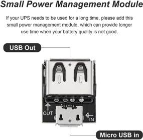 img 3 attached to 🔋 Модуль защиты батареи от MakerHawk: Маленькое управление энергопитанием для ИБП