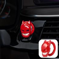 🔴 red car engine start stop button cover: universal protective switch button cover for anti-scratch decoration logo