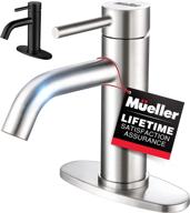 🔧 effortless installation with mueller's preassembled single hole single handle setup logo