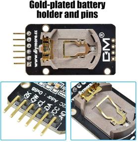 img 1 attached to 🕒 2PCS DS3231SN Real Time Clock Module, Aideepen DS3231 AT24C32 IIC High Precision Breakout with Improved Accuracy for Arduino