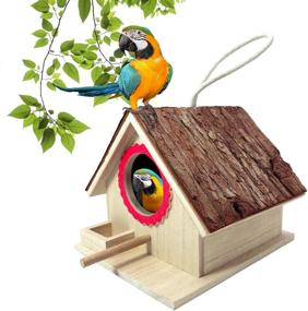 img 4 attached to Sufford Birdhouse Birdhouses Paintable Crafting