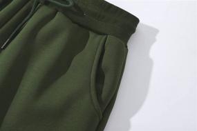 img 2 attached to Gihuo Winter Fleece Sweatpants Running Sports & Fitness in Team Sports