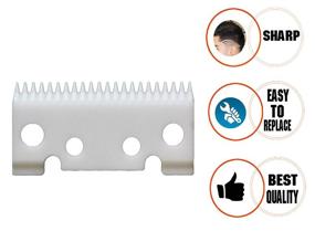 img 2 attached to 🔪 Ceramic Fade Master Replacement Blade Cutter - Keeps You Cool for Extended Grooming Sessions