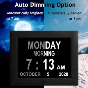 img 1 attached to Version】 Auto Dimming Calendar Dementia Impaired