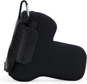 img 1 attached to MegaGear Canon EOS Rebel T7, T100, T7i, Kiss X9i Camera Case - Ultra Light Neoprene, Black