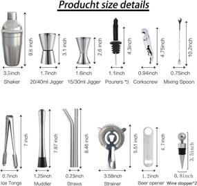 img 3 attached to GUIFIER Cocktail Rotating Stainless Bartender: Elevate Your Mixology Experience with Precision and Style