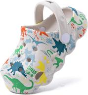 dinosaur cartoon sandals toddler numeric_10 boys' shoes for clogs & mules logo