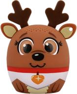 elf on a shelf reindeer - my audio pet mini bluetooth animal speaker tws - pair with another pet for room-filling sound logo