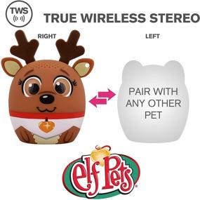 img 2 attached to Elf on a Shelf Reindeer - My Audio Pet Mini Bluetooth Animal Speaker TWS - Pair with Another Pet for Room-Filling Sound