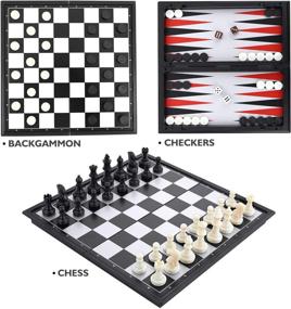 img 3 attached to 🎲 Peradix Backgammon & Educational Magnetic Checkers