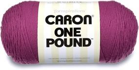 img 1 attached to Пряжа Caron One Pound фиолетовая