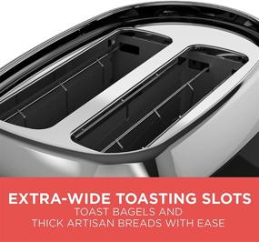 img 2 attached to 🔥 Efficient Black+Decker TR1300BD Small Toaster: The Perfect Kitchen Companion