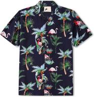 🌺 dazzling damipow hawaiian shirt: vibrant orange49690 men's clothing for stylish shirts logo