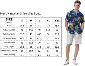 img 2 attached to 🌺 Dazzling Damipow Hawaiian Shirt: Vibrant Orange49690 Men's Clothing for Stylish Shirts