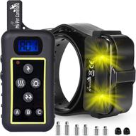 🐶 my pet command 1.25 mile dog training collar: shock, vibrate, tone, flashing lights – waterproof, rechargeable & expandable logo