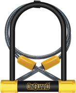 🔒 onguard bulldog dt u-lock: secure your bike with 4-foot cinch loop cable (black, 4.53 x 9.06-inch) logo