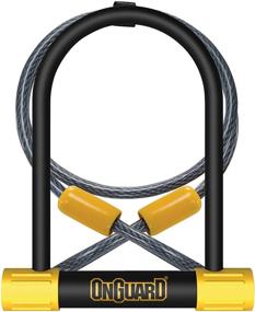 img 4 attached to 🔒 OnGuard Bulldog DT U-Lock: Secure Your Bike with 4-Foot Cinch Loop Cable (Black, 4.53 x 9.06-Inch)