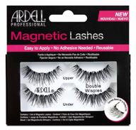 💫 ardell professional magnetic double strip lashes, wispies: enhance your look with effortless magnetic lash application! logo