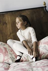 img 1 attached to Стильные и удобные детские кеды Childrenchic из хлопка с эластичным шнурованием и кантрикасами для девочек