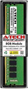 img 4 attached to 💾 A-Tech 8ГБ DDR4 ОЗУ 2400МГц DIMM PC4-19200 (PC4-2400T) CL17 1.2В НЕ ECC UDIMM 288 пиновый модуль памяти для настольного компьютера.