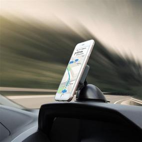 img 1 attached to 📱 Koomus Pro Dashboard-M: Advanced Magnetic Car Mount for iPhone and Android Devices