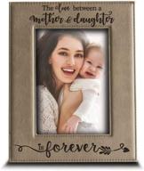 🖼️ bella busta- engraved leather picture frame: the forever love between a mother & daughter (5 x 7 vertical) логотип