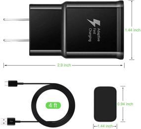 img 3 attached to MBLAI Fast Charge Adaptive Fast Charger Kit for Samsung Galaxy S21/S20 Plus/S10/S9/S8/S8 Plus/Note8/Note9/Note10/Note20 - USB Type C Fast Charging Solution