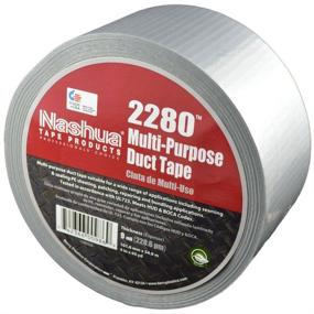 img 1 attached to 🔧 Nashua 1087197 2280 Poly Coated Cloth Duct Tape 60 yds x 4" Silver - Multi-Purpose Wonder Tape!
