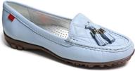 👟 women's genuine leather wall street golf shoe by marc joseph new york - made in brazil, athletic style logo