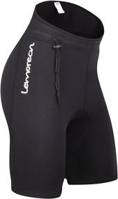 img 4 attached to 🩳 Lemorecn 3mm Neoprene Wetsuit Pants Shorts - Ideal for Canoeing and Swimming