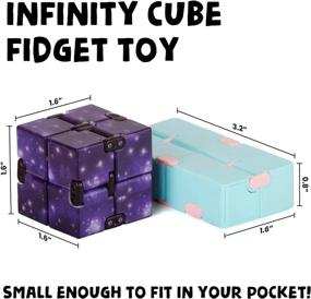img 1 attached to 🎮 BunMo Infinity Cubes Fidget Pack: Endless Sensory Fun for All Ages!