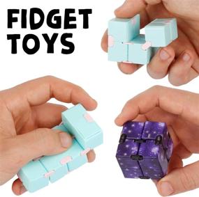 img 4 attached to 🎮 BunMo Infinity Cubes Fidget Pack: Endless Sensory Fun for All Ages!
