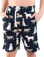 lounge in style with lazy one cotton pajama shorts: the perfect men's clothing for comfort and convenience logo