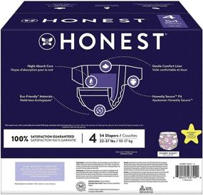 img 3 attached to ✨ The Honest Company Club Box Overnight Diapers: Starry Night, Size 4 - 54 Count - Premium Quality for Restful Nights