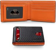 👔 men's leather wallets with enhanced blocking capacity - runbox men's accessories logo