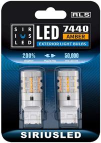 img 4 attached to 🔸 SIRIUSLED RLS 7440 7440A: Hyper Flashing Resistor LED Bulb, Amber Orange Color, Error-Free - Pack of 2