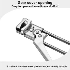 img 2 attached to 🔧 Adjustable Jar and Bottle Opener with Easy Twist Grip - Cordless Stainless Steel Multifunctional Manual Opener for Jar Lids - Good Grip Manual Bottle and Jar Opener