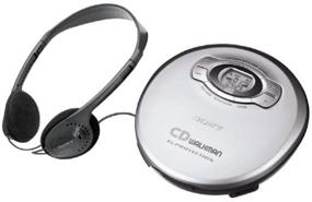 img 1 attached to 🎧 Sony DEJ611 Portable CD Player - Silver: Discover Enhanced Music Experience (Discontinued by Manufacturer)