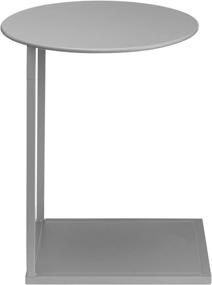 img 2 attached to 🛋️ HollyHOME Metal End Side Table: Anti-Rust Waterproof Sofa Table, Modern Outdoor/Indoor Coffee Table - Grey, (D)18.03"x(H)23.03"x(L)17.24"x(W)13.27