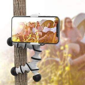 img 1 attached to 📱 Black Multi-Flex Smartphone Grip Mount by Premier Accessory Group