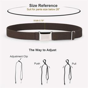 img 2 attached to 👶 JASGOOD Boys' Adjustable Elastic Stretch Belts for Toddlers: Stylish and Convenient Accessories