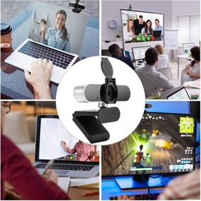 img 3 attached to 📷 Phinistec 1080P HD Webcam with Microphone and Privacy Cover - Ideal for PC Video Conferencing, Gaming, and Online Class