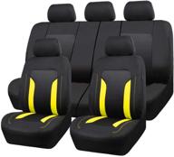 car-grand universal fit sporty breathable mesh and fabric car seat covers interior accessories in covers logo