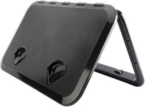 img 4 attached to 🚪 YaeMarine 24" x 14" Marine Caravan RV Deck Access Hatch & Lid (353mm x 606mm) in Black