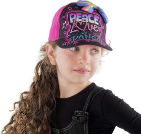 img 3 attached to 🎀 Adorable Nickelodeon Toddler Hat - JoJo Baseball Cap for Girls, Ages 4-7