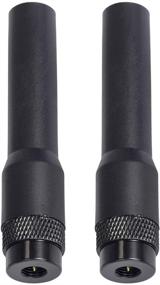 img 4 attached to 📻 Bingfu Dual Band VHF UHF Ham Radio Antenna - 2-Pack SMA Male Soft Antenna for Icom, Yaesu, Vertex, Walkie Talkies, & Marine Radios