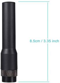 img 2 attached to 📻 Bingfu Dual Band VHF UHF Ham Radio Antenna - 2-Pack SMA Male Soft Antenna for Icom, Yaesu, Vertex, Walkie Talkies, & Marine Radios